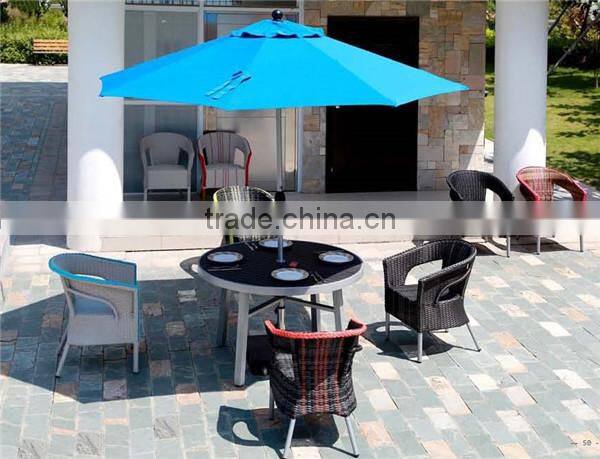 Colourful Combo Sun Resist Outdoor Leisure Rattan Chair