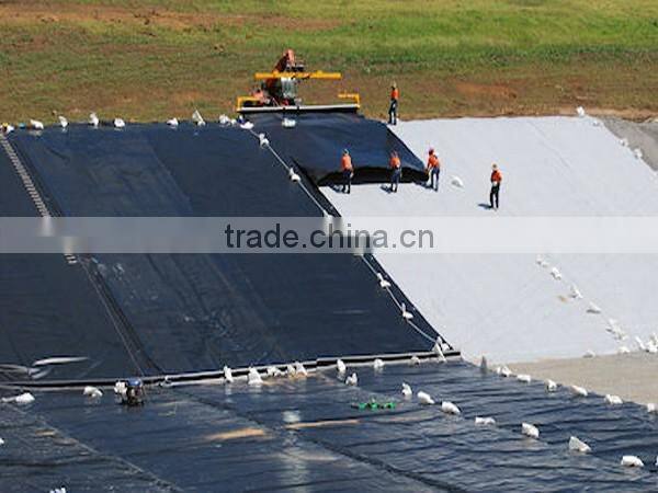 Geomembrane hdpe for pond liner , lake and dam with ISO Certificate