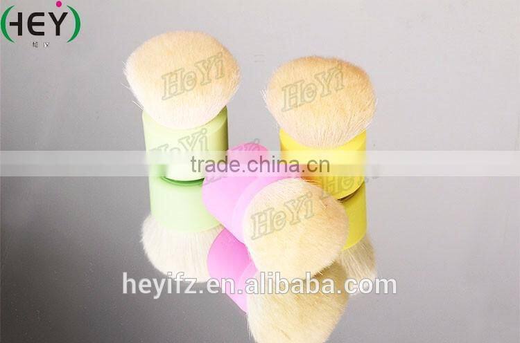 2016 Best Seller Color Goat Hair Silicone Handle Kabuki Brush