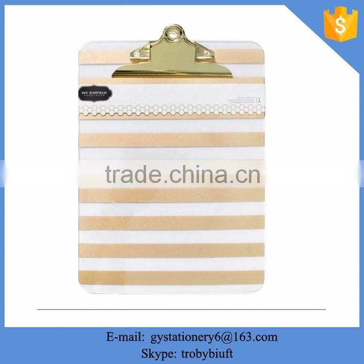 Acrylic / Lucite /perspex Clipboard With High Quality