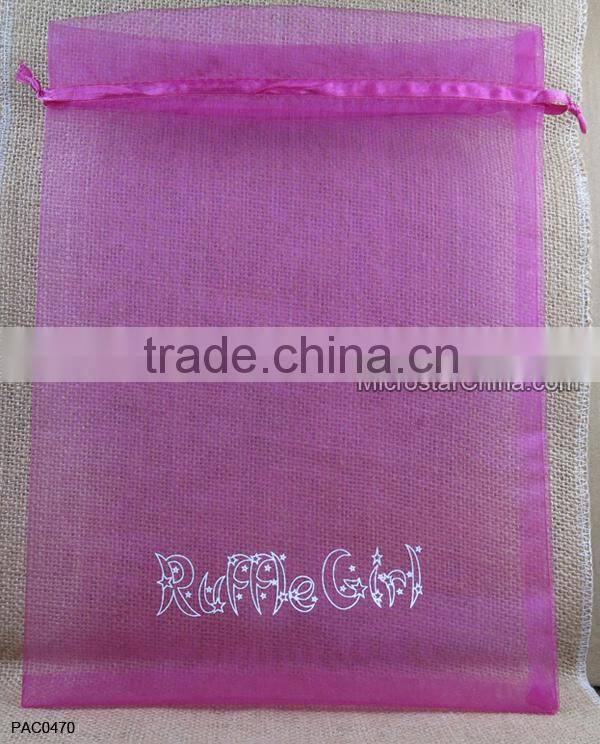 23 Color In Stock Customized Cheap Wholesale Organza Jewelry Bag