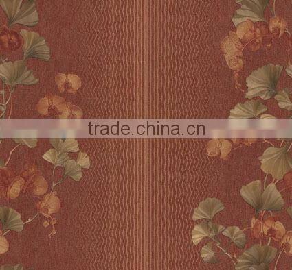 Flower pattern Chinese style wall paper for decoration