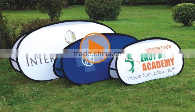 Attractive Spring Stainless Steel Outdoor Pop Up Banner