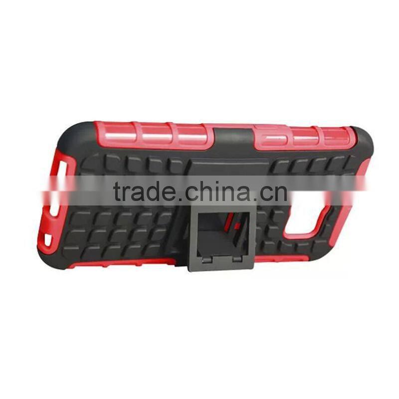 High Quality 2 in 1 PC + TPU Heavy Duty Shockproof Case Cover For Samsung S6