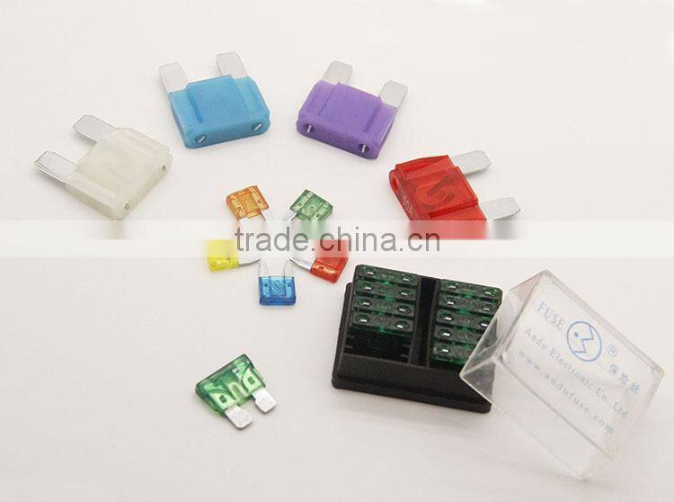 Plastic box packaging car fuses