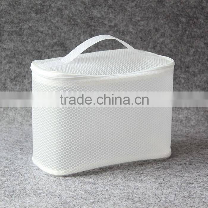 Customed for 19 years cosmetic bag with clear compartments