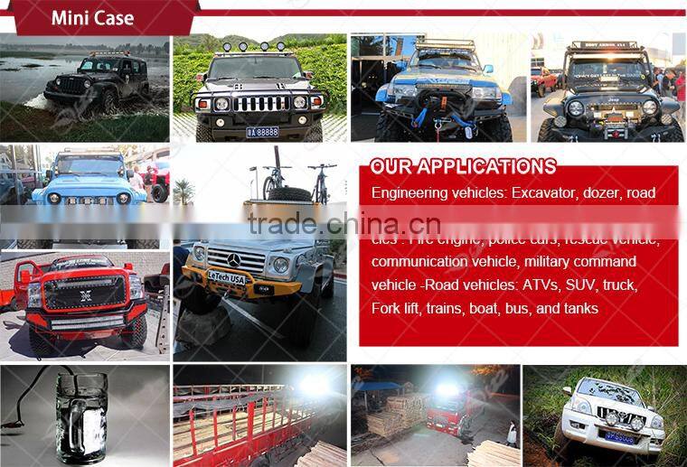 super bright 3080lum led 42w working lamps,programmable car wheel light