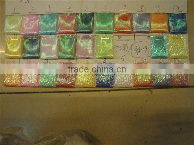 100%polyester bridal creased fabric