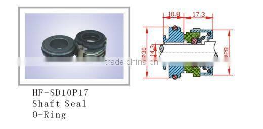Air conditioning compressor shaft seal