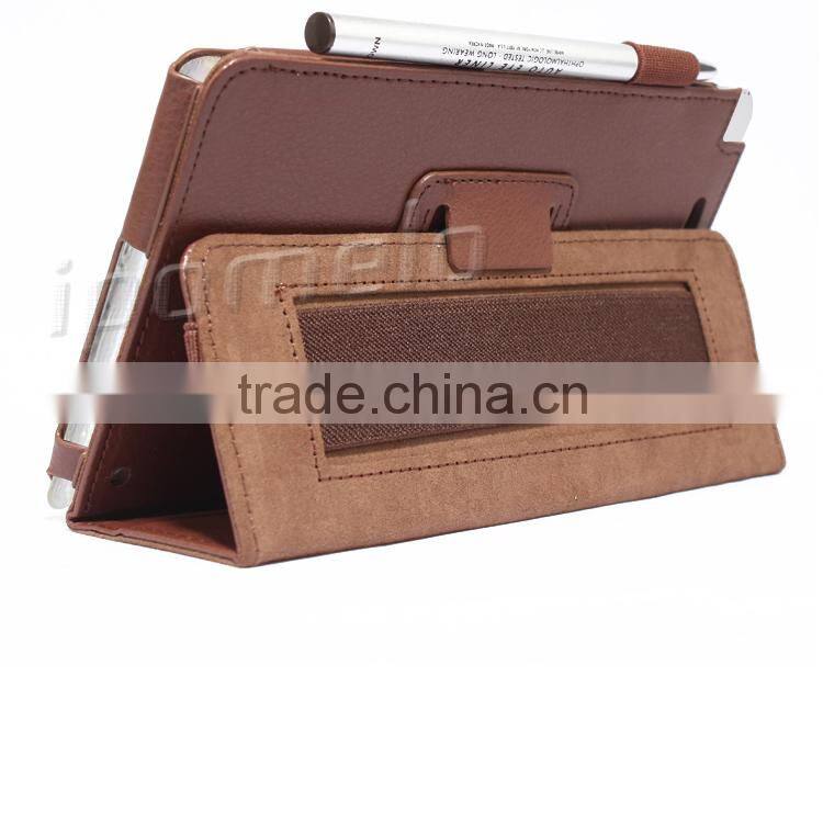 Wholesale leather tablet case for Sharp AQUOS PAD SH-08E
