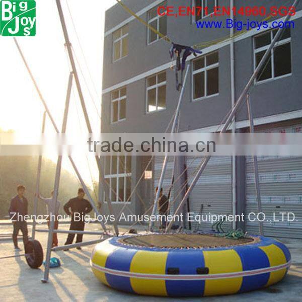 durable steel frame bungee trampoline for sale, 2016 hot sale bungee trampoline