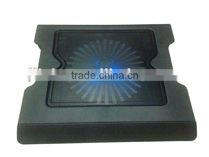 2012 hottest Aluminum & plastic cooling pad for laptop with USB hub