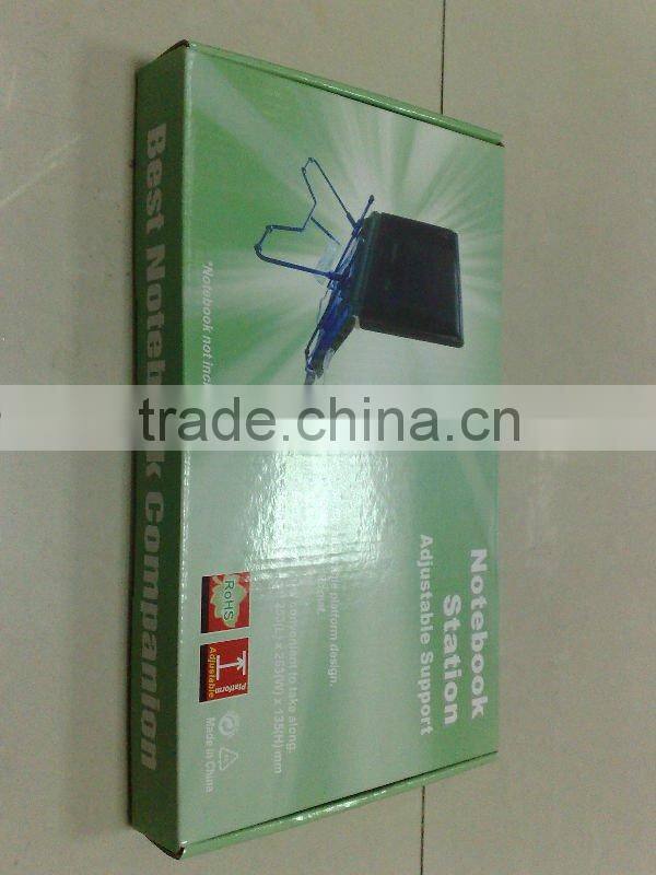 laptop stand cooling pad with led blue light