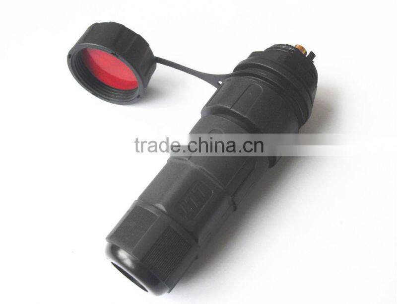 LLT 2+3 Pin 50A high voltage industrial power cord waterproof cable connector