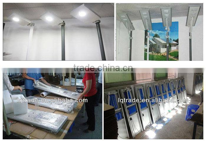 15W motion sensor solar led street light