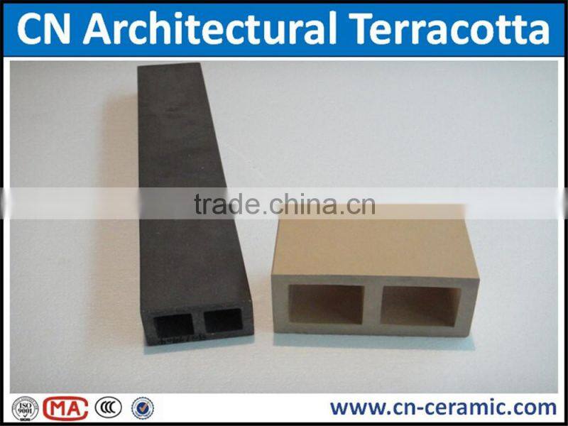 Exterior wall terracotta louver