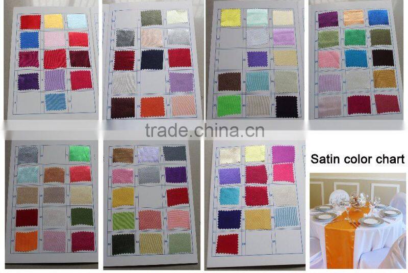 2016 Green Cheap Satin Table Runner For Party