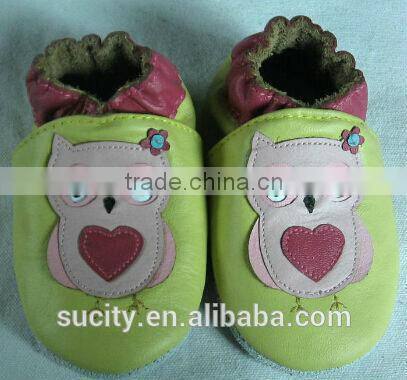 wholesale lovely soft sole baby leather shoes baby leather moccasins
