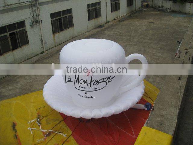 factory outlet coffee cup ,giant inflatable coffee cup for advertising