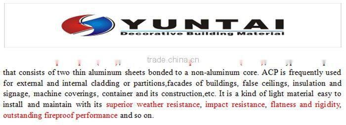 Hot-sale Decorative Sandwich Panel Mirror Aluminum Composite Panel