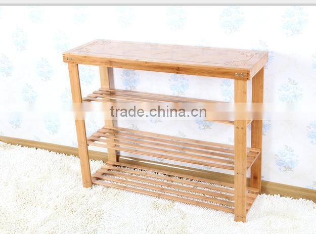 2016 new model WOODEN SHOE RACK
