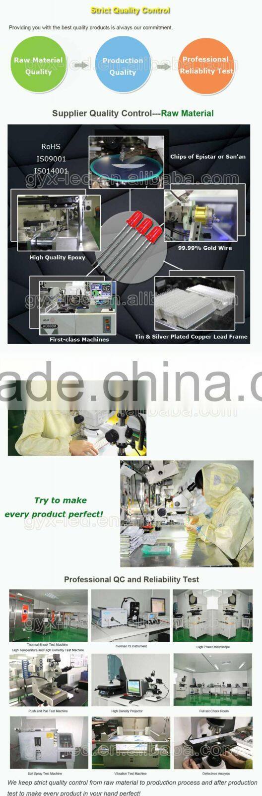 China OEM supplier 5000mcd Green Diffused 5mm type DIP LED LAMP