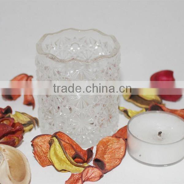 2016 new design China supplier Candle jars Glass Candle