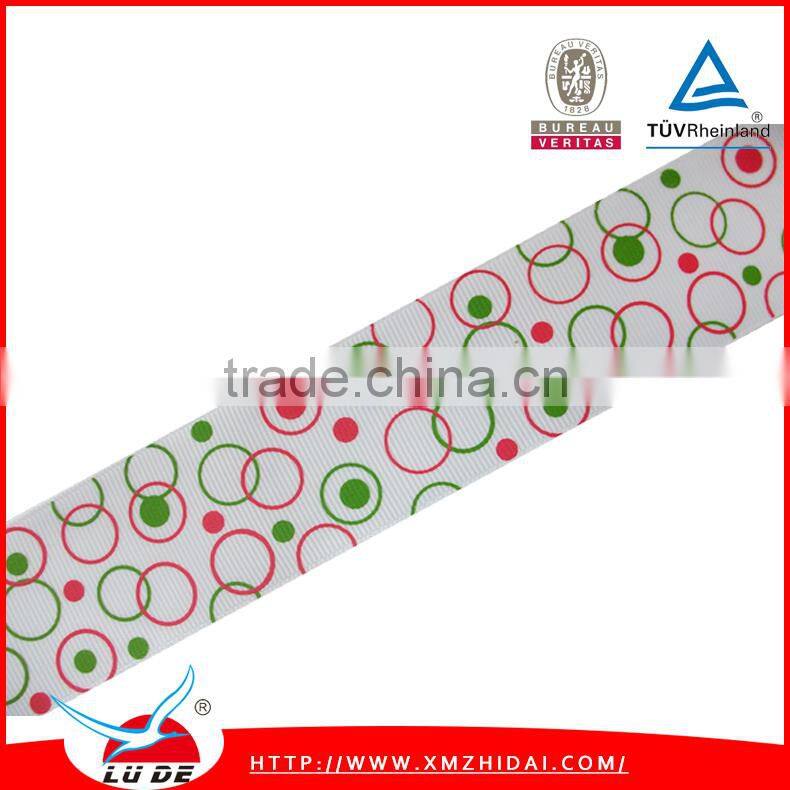 wholesale custom stripe grosgrain ribbon