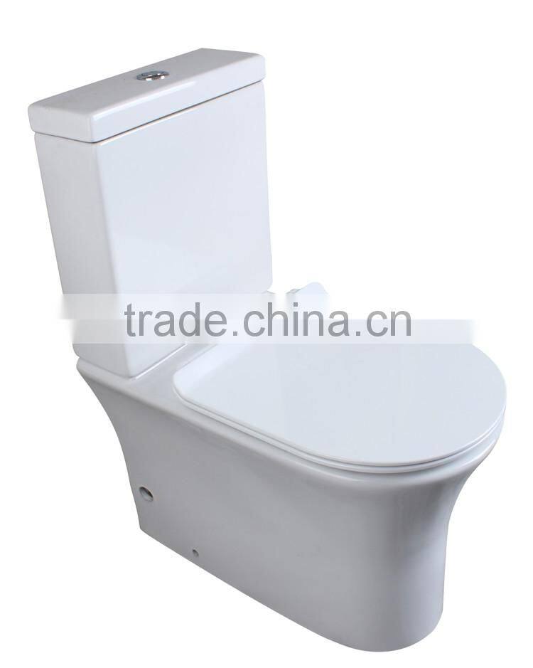 euro toilet seat with soft closing hinges