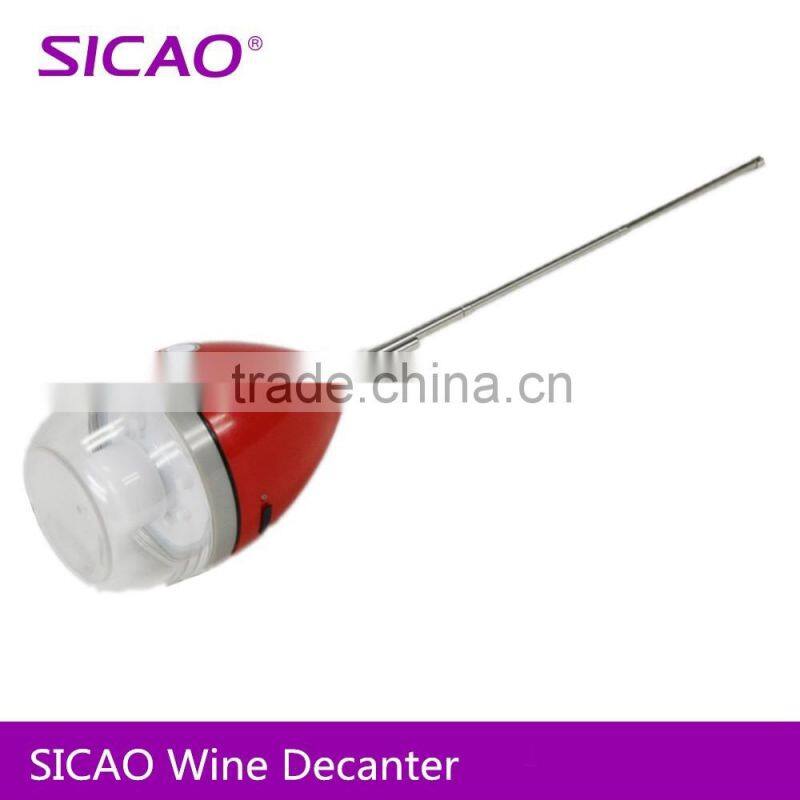 Lovely ABS 1300mAh mini wine dispenser bottle dispenser