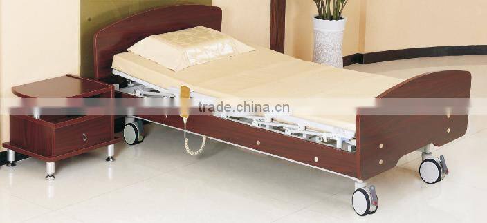 aluminum linear side rails of home care bed