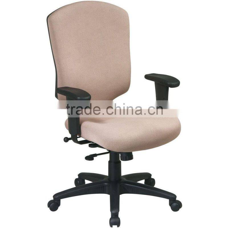 White color Racing office chair racing seat with special armrest and nylon base