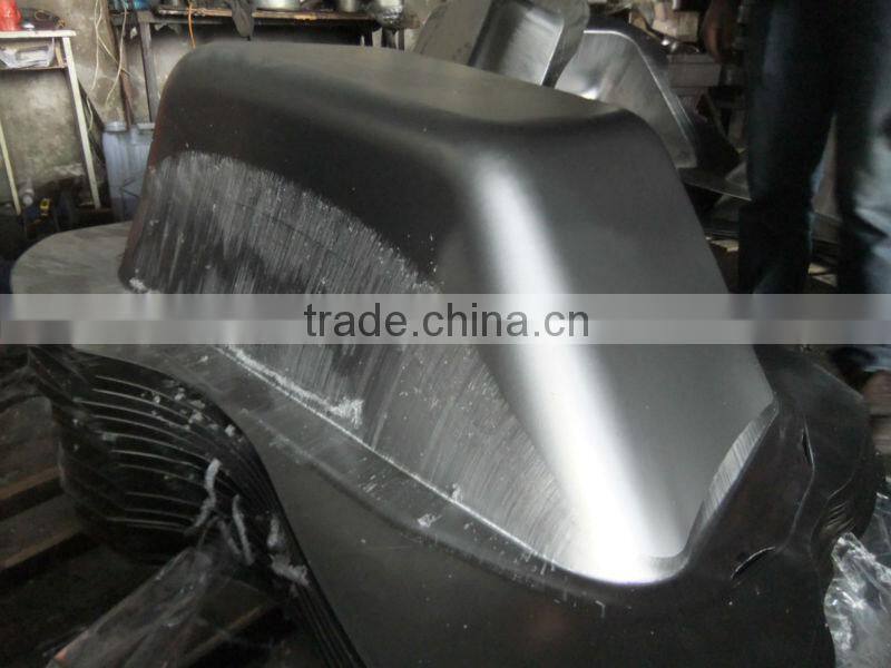 stainless steel tip lorry /tilting cart / tripper car