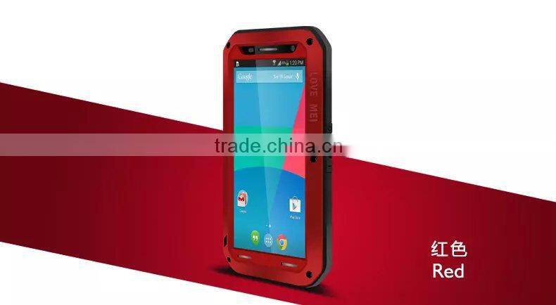 For google nexus 6 LOVE MEI POWERFUL case,high quality Power case for google nexus 6