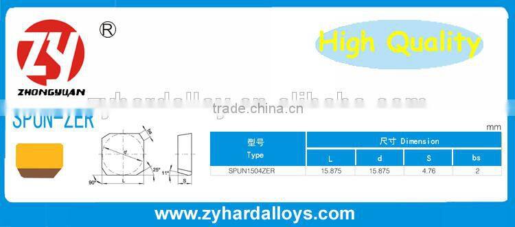 p30 virgin material tungsten carbide indexable milling tips