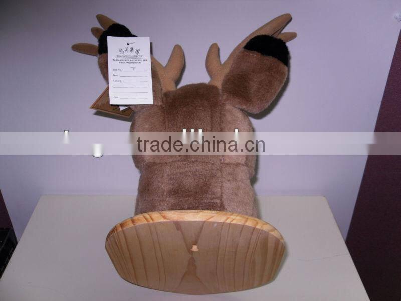 16 inch Reindeer Head with wooden