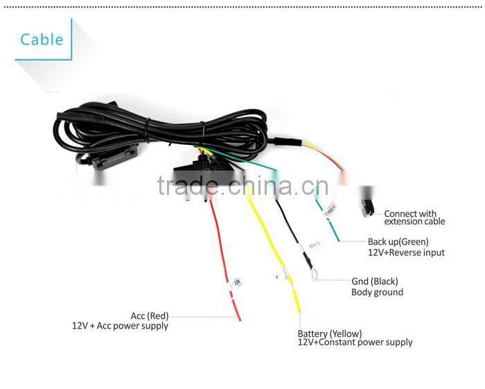 auto rear view mirror with GPS tracker, motion detection, and auto dimming