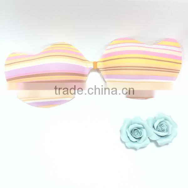Hot sell High quality China lingerie manufacturers Sexy Invisible breathable Strapless Self adhesive Silicon Bras
