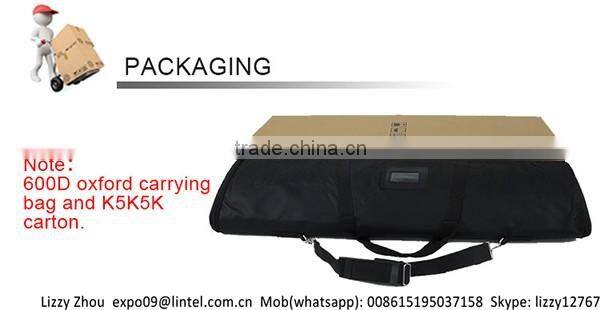 Deluxe aluminium display portable roll screen display stand