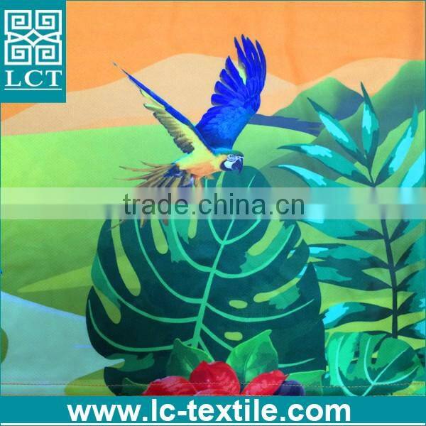 unique tropic jungle pattern printed cheap promotional sublimation polo tshirt