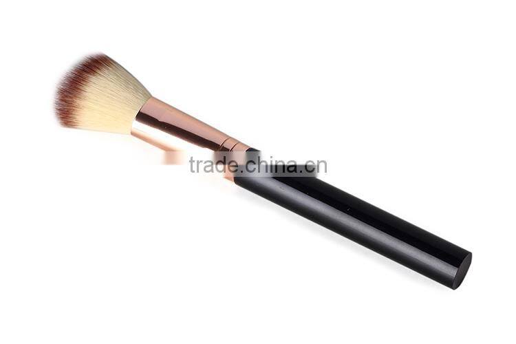 MY GIRL Anti-Static Dust toq quality synthetic custom logo oem rose gold makeup brushes