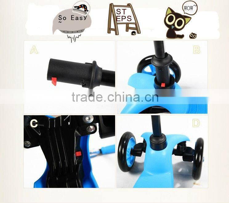 Wholesales Scooter 4 Wheel Kids Kick Scooter