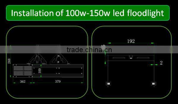 narrow beam angle led spotlight 100W LED flood light