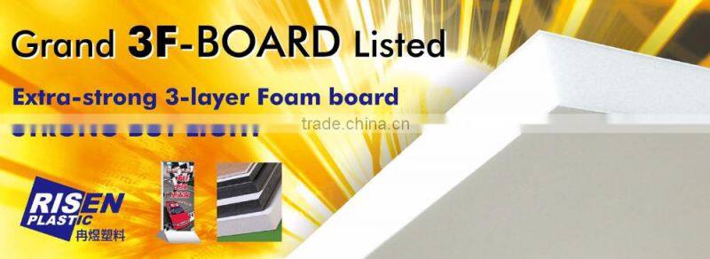 Cheap price new advertising board thick foam board hard 20mm 3F Boards