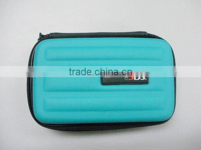 GC-Sells of Shining blue leather with black velvet lining eva hard box for gaming