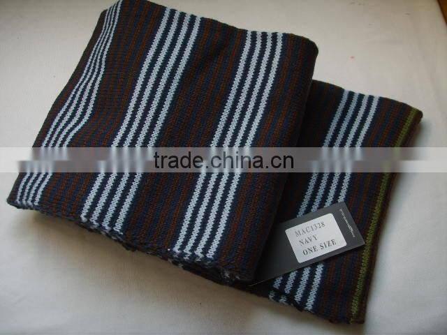 Double layer cashmere jacquard beer infinity long cable knitting pattern plain scarf