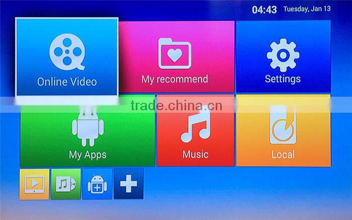 Amlogic S805 Quad-Core iptv boxes MXV 1080P ott tv box