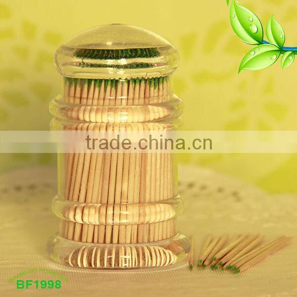 300pcs per tower jar Bamboo Toothpick