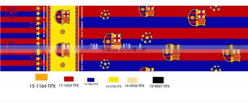 barca/chelsea/manhcester/united, football club printed bed sheet fabric