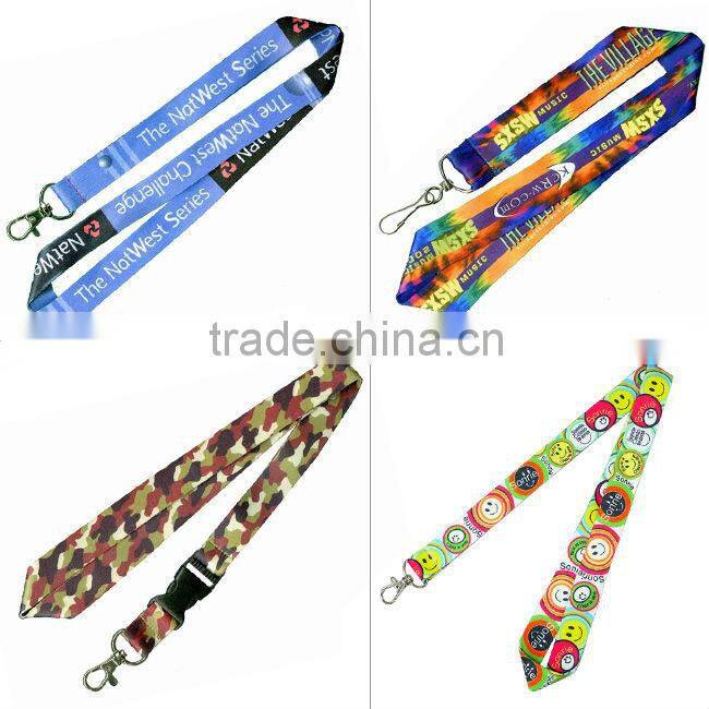 fashion decorative custom printed retractable id badge string key holder